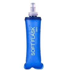 캠핑 말랑한 아웃도어 보틀 250ml 1개 블루 마라톤 휴대용 파우치 수통