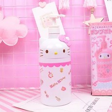 키티 마이멜로디 샴푸 1000ml 공병 디스펜서 세제, 1개, G. 600ML 핑크 KT 분주 병