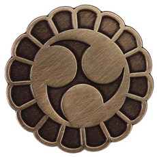 Kyokuryu-Kai Kyokuryu Kai Clan Family 일본 다이몬 야쿠자 엠블럼 몬 크레스트 인장 2.8cm(1.1인치) 에나멜 핀 배지 에나멜 117404