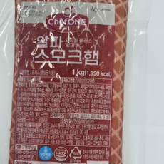대상 쉐프원 알파스모크햄 1kg, 1개