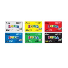 문교 단색크레파스 1갑 12입 육각 크레파스 단색 신학기 어린이집 유치원 초등학교, 흰색, 1개