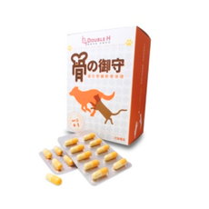 【乾乾咬一口】 骨的御守 DOUBLE H 寵物關節保健品 適用犬貓 蛋白聚醣, 1個, 關節, 60顆