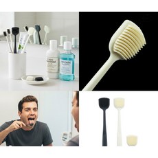 리필형 혀클리너 2개세트 리필혀솔세트 교체가능혀솔 설태제거세트