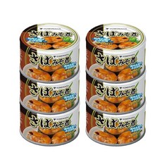 토미나가 국내산 고등어 된장조림 통조림 150g 6개입 간편 반찬 비상식량, 6개, 150g×6개