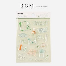 【莫莫日貨】2023年5月新品 BGM水晶印章組 紀錄信件主題 日系手帳裝飾必備, 1個