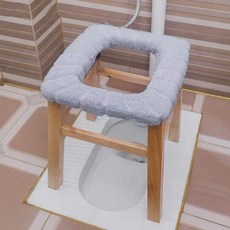 좌훈 의자 접이식 등받이의자 좌욕 재래식 화장실, 1개