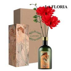 라플로리아 꽃 디퓨저, 1개, 500ml, S3. 제주 동백 향/B8. 거베라L12/레드