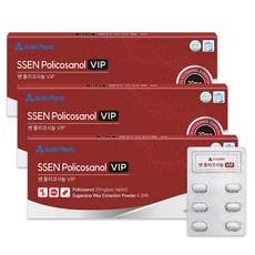 오스틴제약 쎈 폴리코사놀 VIP, 3개, 120정