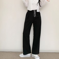 뉴믹 여성 뒷밴딩 트레이닝 밴딩 슬랙스