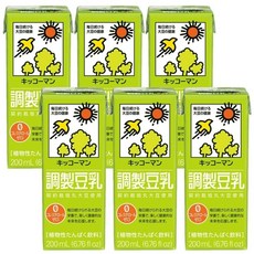 기꼬만 두유 오리지널 200ml X 6개