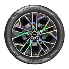 스킨엑스 아반떼 N CN7 휠스티커, N 19인치 홀로그램, 1개