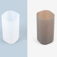 제니 플라스틱 펜꽂이 색연필정리함, 브라운