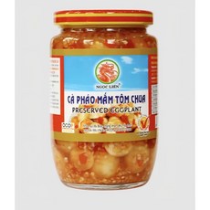 CA PHAO DAM TOM 베트남 양념 가지절임, 12개, 410g