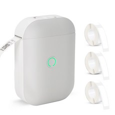 콜콜러브 휴대용 미니 네임스티커 감열식 라벨프린터 라벨기 (라벨지3개포함), 1개, D11s