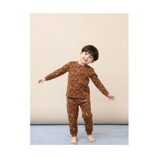 브랜드 빈폴키즈 BEANPOLE KIDS 곰돌이 폴키 실내복 2PCS 상하 세트 브릭 BI5X41U07C 695027