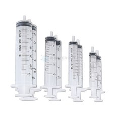 바늘없는 주사기 4종 2세트 (50ml+20ml+10ml+5ml) 소분 실험용 다용도