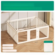 강아지 릴 가림막 확장형 펜스 투명 대형, 1개, 반경 60 7개 2개 2개 152x132cm