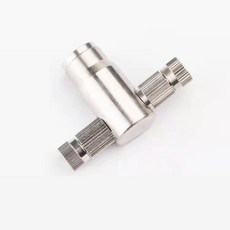 동력분무기 피팅 커넥터 포거 미스트 노즐 52mm 교체용 인치 홀더 슬립 고압, Double hole end plug 2, 1개