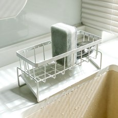 樂居家 水槽瀝水收納架, 白色, 1個