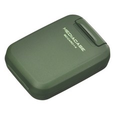 HAKUBA記憶卡盒PORTABLE MEDIA CASE S SD 輕巧便攜 專業防護, 1個, 軍綠