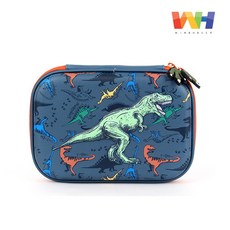 EVA 파우치 몬스터 남아 여아 신학기 학용품 인기캐릭터 아이선물 색연필통 초등학생필통 입체필통, 1개, 다이몬쥬 티라노