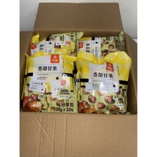 爭鮮香甜甘栗，免剝殼即食，口感鬆軟香甜，獨立包裝方便攜帶, 300g, 8個