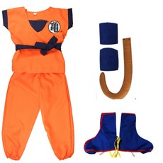 WULA 七龍珠孫悟空角色扮演服裝 賽亞人造型服