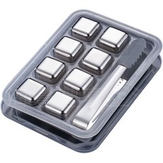 台灣出貨 不鏽鋼冰塊 冰球 316冰塊 環保冰塊 金屬冰塊 SGS認證 冰石, 1個, 304冰塊