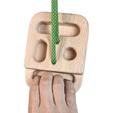 클라이밍행보드 휴대용 나무, 로프 단품