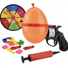 회전식 워터볼건 장난감 파티용 술자리 게임용, 60개, 6_호화버전60개의풍선+벌금카드