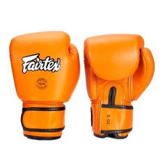 古川小夫 Fairtex 健身房拳擊手套 重擊打沙袋拳套 個性化改裝 - 橘色 BGV16, 1個, 10oz