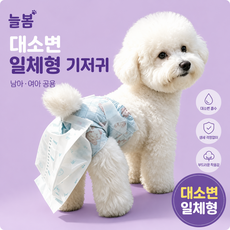 스틸럽 강아지기저귀 노견노묘 대소변일체형 똥기저귀 암컷숫컷 배변패드 고양이, 대형, 1개, 2개입
