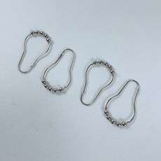 (20개세트) 커텐걸이 욕실 샤워 구슬 커튼 고리 커텐레일, 상세페이지 참조