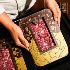 최상급 1++한우 제비추리 모둠 선물세트 900g, 1세트