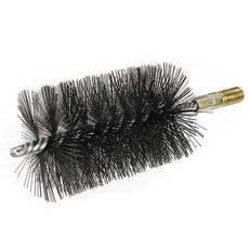 MiJunHD 스틸 와이어 튜브 클리닝 브러시 세트 7가지 사이즈 원형 굴뚝 브러시 배관 및 기계용 M6/M12 스레드 인터페이스 지름 18/25/32/40/50/65/75, 65mm 1개