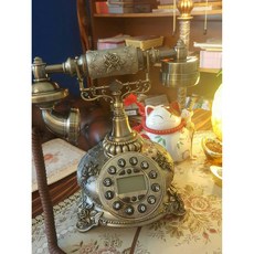 骨董電話 古董電話 民宿咖啡廳住家廣告 復古裝飾擺件 懷舊電話
