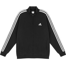 아디다스 트랙탑 져지 트레이닝복 츄리닝 자켓 3S FT 블랙 남여공용 운동복 + HM 스티커