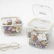 이로운 소품 정리함 테이블 악세서리 보관함 화장대 수납 헤어끈 머리