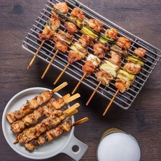 (무료배송) 더 맛있는 파닭&순살 혼합 닭꼬치 6개 * 2세트 / 닭꼬치 파닭꼬치 캠핑꼬치 꼬치구이, 12개, 50g