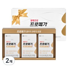Chong Kun Dang 鍾根堂 Pro Mega rTG Omega-3維他命E膠囊禮盒組, 180顆, 2個