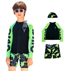 와이비비 키즈 주니어 남아 여아 초등학생 수영복 래쉬가드 세트