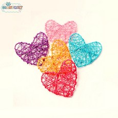 넝쿨 리스틀 하트 수공예 자연소재 조화 장식 공예 DIY 인테리어 소품 벽걸이 장식 자이언트캣