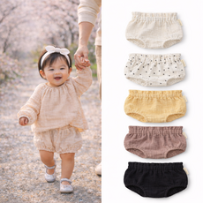 메롱베베 아기 거즈 블루머 유아 바지 아기 외출복 베이비 팬츠