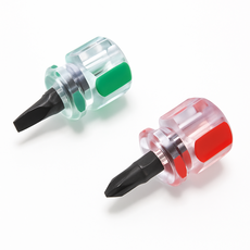 마켓피아 휴대용 미니 주먹 드라이버 십자+일자 SET, 1개