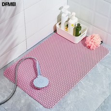 DFMEI 家用浴室防滑墊淋浴洗澡防滑地墊廁所衛生間衛浴防水腳墊鏤空墊子, 40*60cm