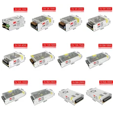 3V 5V 6V 9V 12V 13.8V DC 스위칭 전원 공급 장치 SMPS 12358.51012.51516.5202530-60A Led 스트립 CCTV 용, 01 CHINA, 22 2A, 06 5V