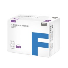 Fami Collection 三層絲柔抽取式衛生紙, 24個, 120張