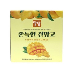 달담 쫀득한 건망고 80g x 7 잡화마켓, 7개