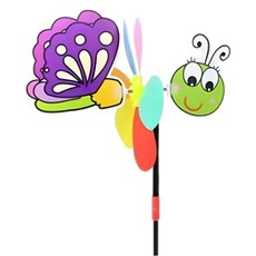 어린이미술 실외놀이 곤충그림 바람개비 꾸미기 2p 활동교구 체육활동 나들이 달리기, 1세트, 나비