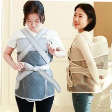 아기포대기 체크 아기 망사 포대기 DWWA8C659